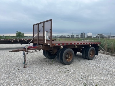 1993 16 ft T/A Pup Spread Axle Rimorchio a cassone fisso
