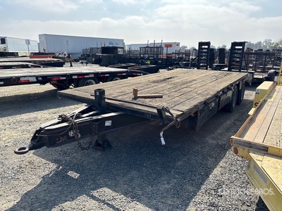 1996 Charles Machine Works T2321 22 ft T/A Equipment Trailer
