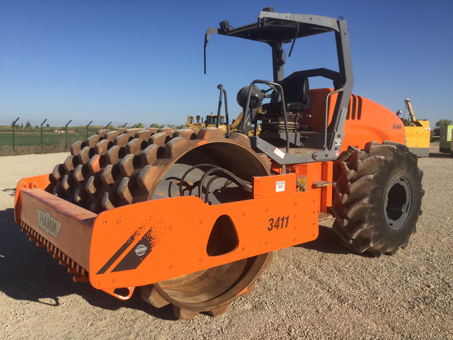 2011 (unverified) Hamm 3411P Vibratory Single Drum Compactor 2011 (unverified) Hamm 3411P Vibratory Single Drum Compactor