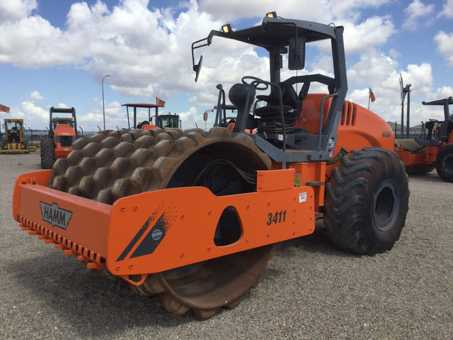 2009 Hamm 3411P Vibratory Single Drum Compactor 2009 Hamm 3411P Vibratory Single Drum Compactor