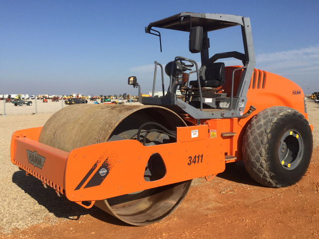 2010 Hamm 3411 Vibratory Single Drum Compactor 2010 Hamm 3411 Vibratory Single Drum Compactor