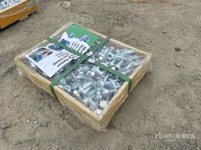 Quantity of (100) U-Bolt Carbon Steel Wire Rope Clamp (Unused)