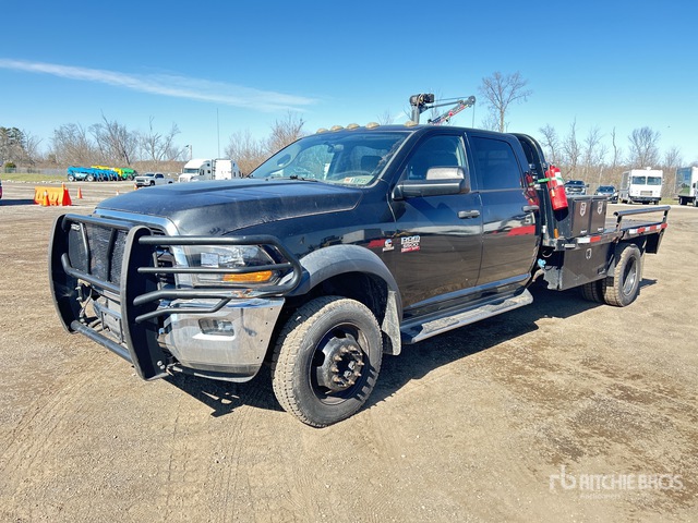 2011 Dodge Ram 5500 SLT 4x4 Crew Cab Flatbed Truck | Ritchie Bros ...