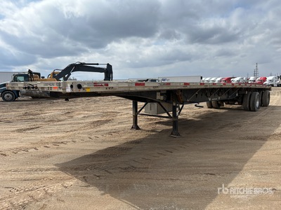 2016 Lode King 48 ft T/A Spread Axle Flatbed Trailer