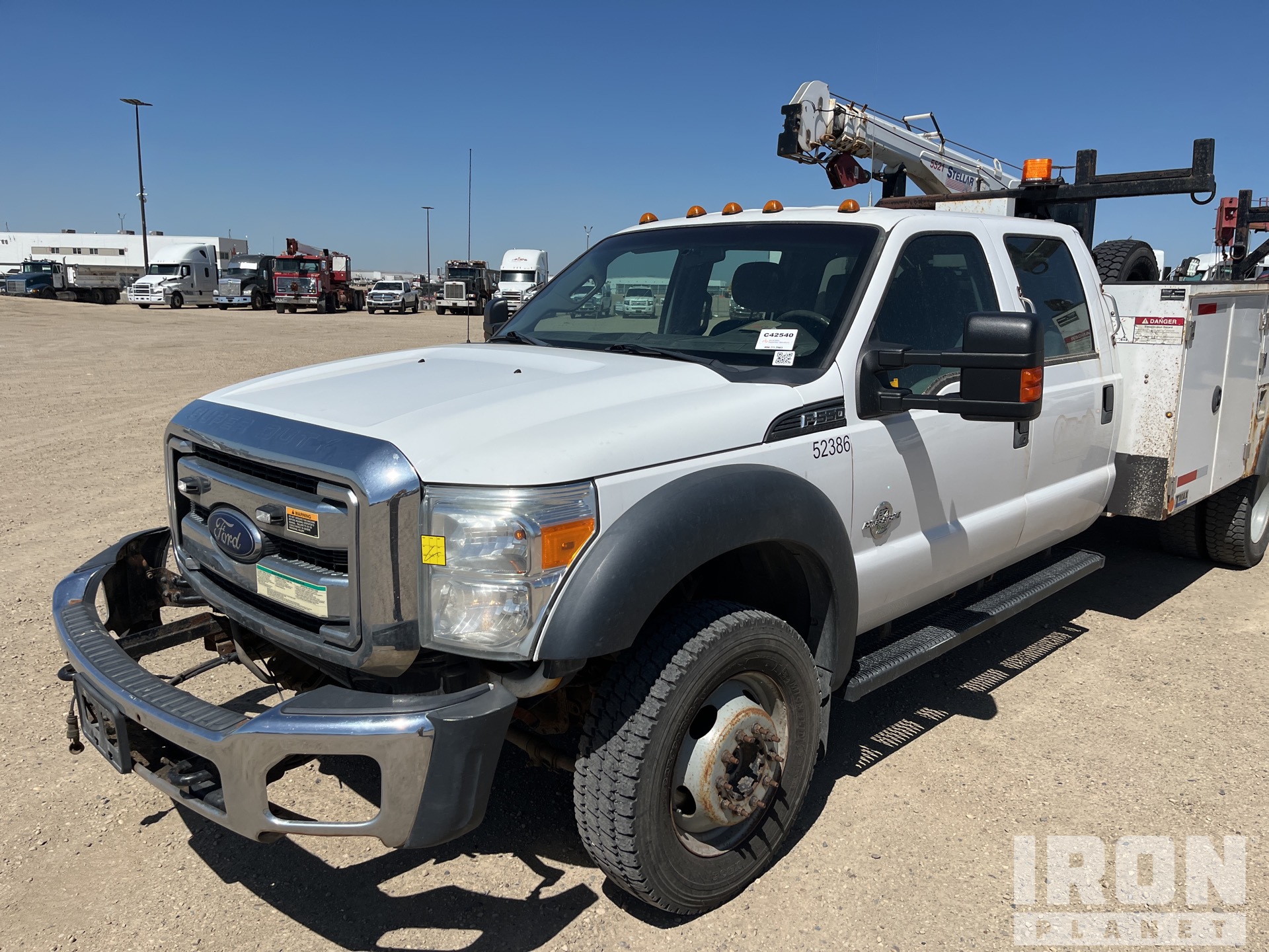 2015 Ford F-550 XL 4x4 Crew Cab Service Truck, Nisku, Alberta