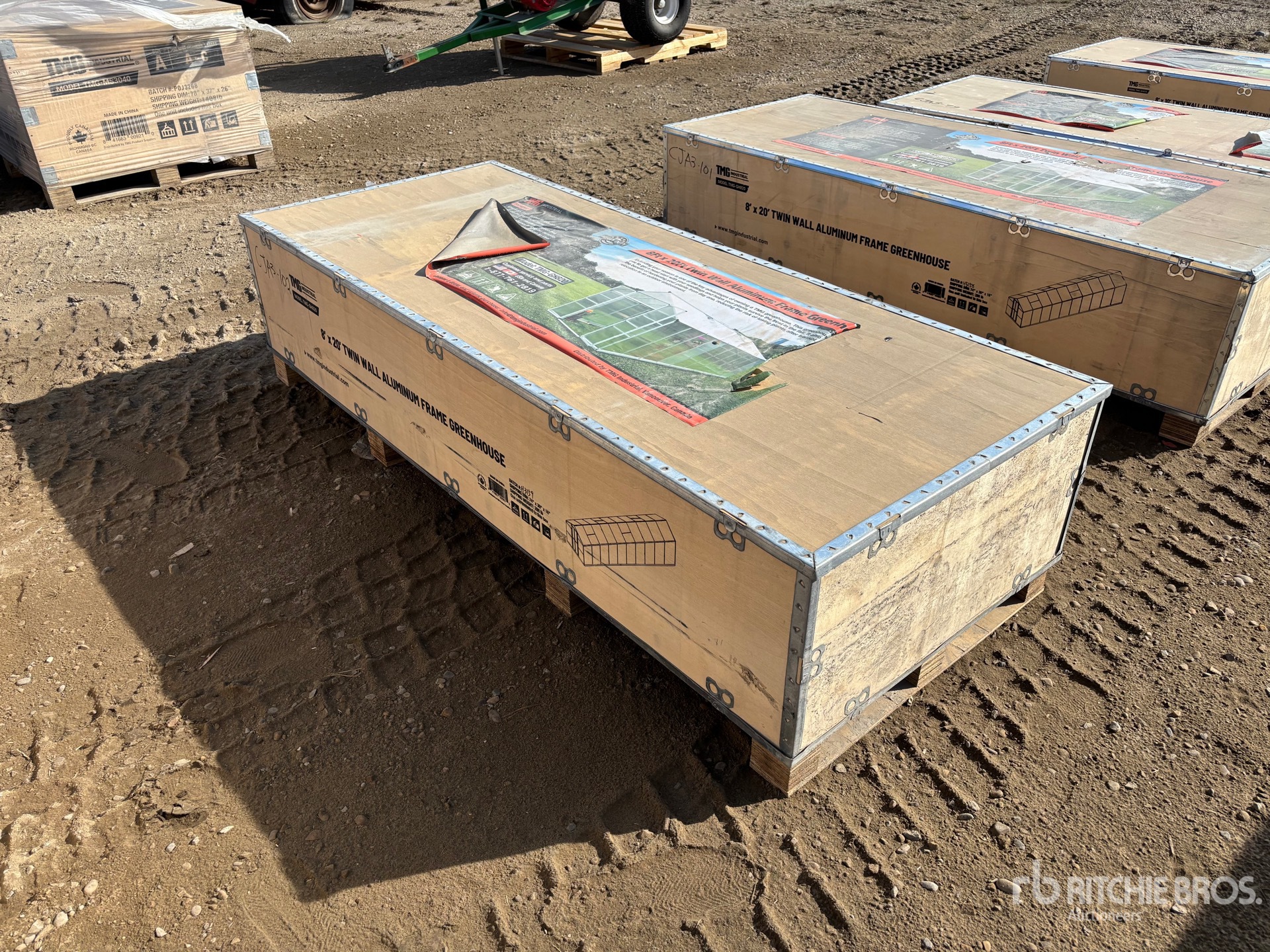 TMG GH820 8 ft x 20 ft Aluminum Twin Wall Greenhouse (Unused)