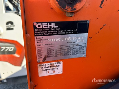 2018 Gehl R105 شاحنة جرافة