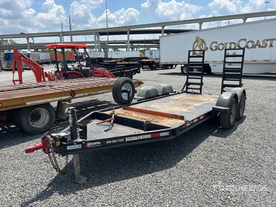 2019 MMDI 614SLTD 14 ft T/A Equipment Trailer