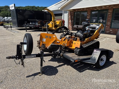 2020 Barreto E30SGB Walk Behind Stump Grinder w/2020 Barreto Trailer