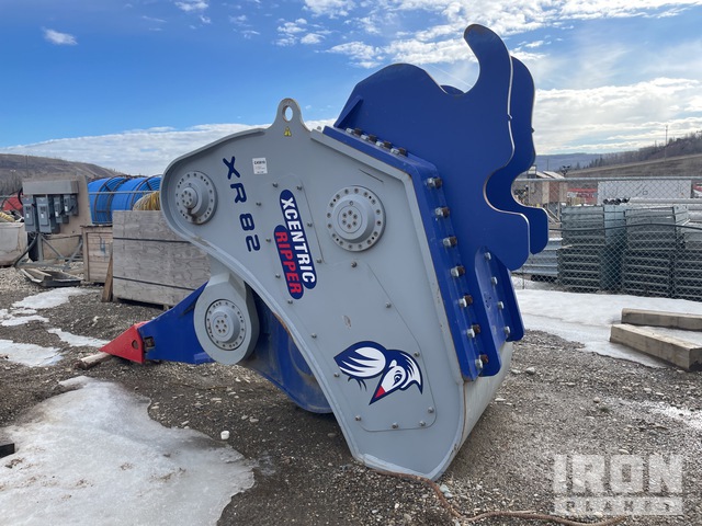 Xcentric Ripper On Backhoe Dredge 2022 XCENTRIC XR82 Hydraulic Excavator Ripper - Fits John Deere 670G ...