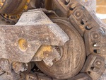 Undercarriage with Left Rear Idler