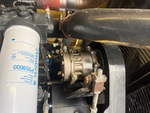 Engine with A/C Compressor