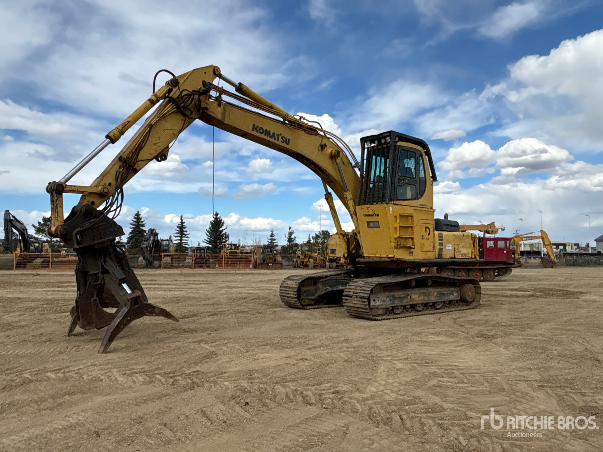 1998 Komatsu PC300LC-6CL Butt-n-Top Log Loader