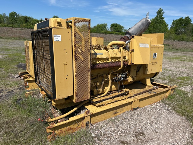 1991 Cat 500 kW Skid-Mounted Generator Set