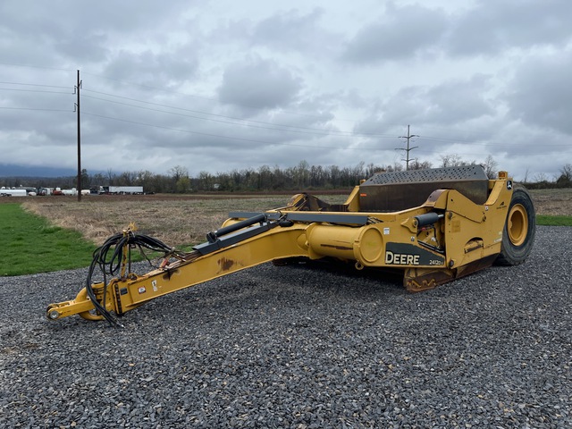 2015 John Deere 2412DE 2 Tire Ejector Pull Scraper