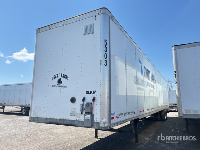 2019 Vanguard VXP 53 ft x 102 in T/A Van Trailer