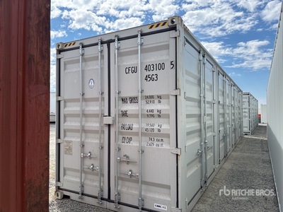 2025 40 ft High Cube Multi-Door Storage Container