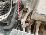Engine with A/C Compressor