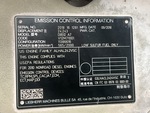 Engine with Emission Label