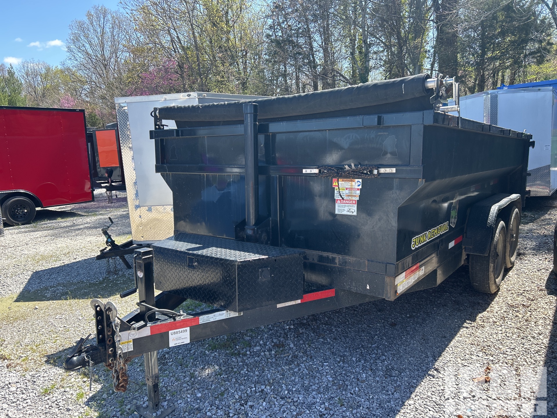 2022 U.S. Built DT714314KBP 13 ft 10 in T/A End Dump Trailer in