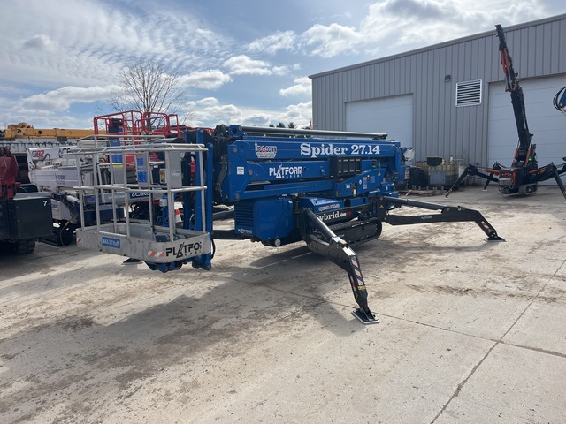 2020 Spider 27.14 Platform Basket Crawler Diesel Articulating Boom Lift
