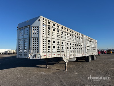 2020 Merritt 51 ft T/A Spread Axle Livestock Trailer