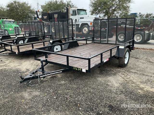 2022 AJ Trailers 2-00373 16 ft S/A Utility Trailer | Ritchie Bros ...