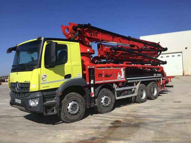 DY DCP38X-5ZR on 2023 Mercedes Benz Arocs 4143 8x4 Twin-Steer 38m Concrete Pump Truck DY DCP38X-5ZR on 2023 Mercedes Benz Arocs 4143 8x4 Twin-Steer 38m Concrete Pump Truck