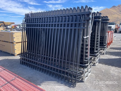 Quantity of 2025 KJ K0710-24 10 ft x 7 ft Powder Coated DAMAGED Fencing