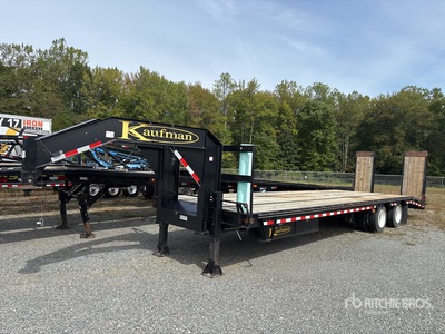 2024 Kaufman 30 ft T/A Gooseneck Geräteanhänger
