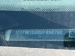 Second Serial Number/VIN Photo