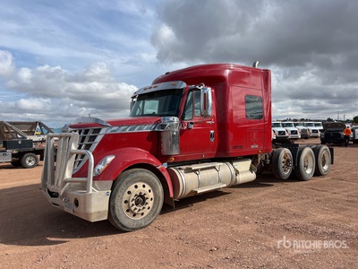 2010 International Lonestar SFA 6x4 Tri/A Sleeper Truck Tractor