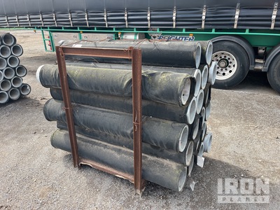 Quantity of (20) 1500 mm Hot Dipped Galvanised Carbon Hollow Bar (Unused)