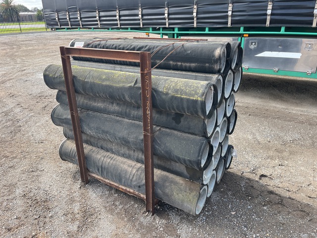 Quantity of (20) 1500 mm Hot Dipped Galvanised Carbon Hollow Bar (Unused)