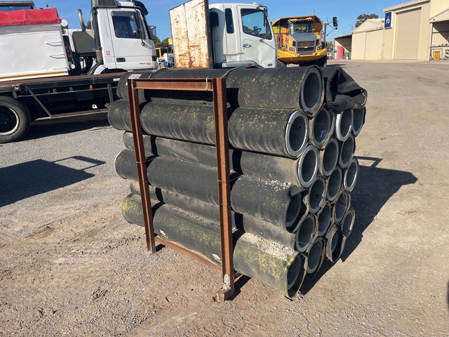 Quantity of (20) 1500 mm Hot Dipped Galvanised Carbon Hollow Bar (Unused)