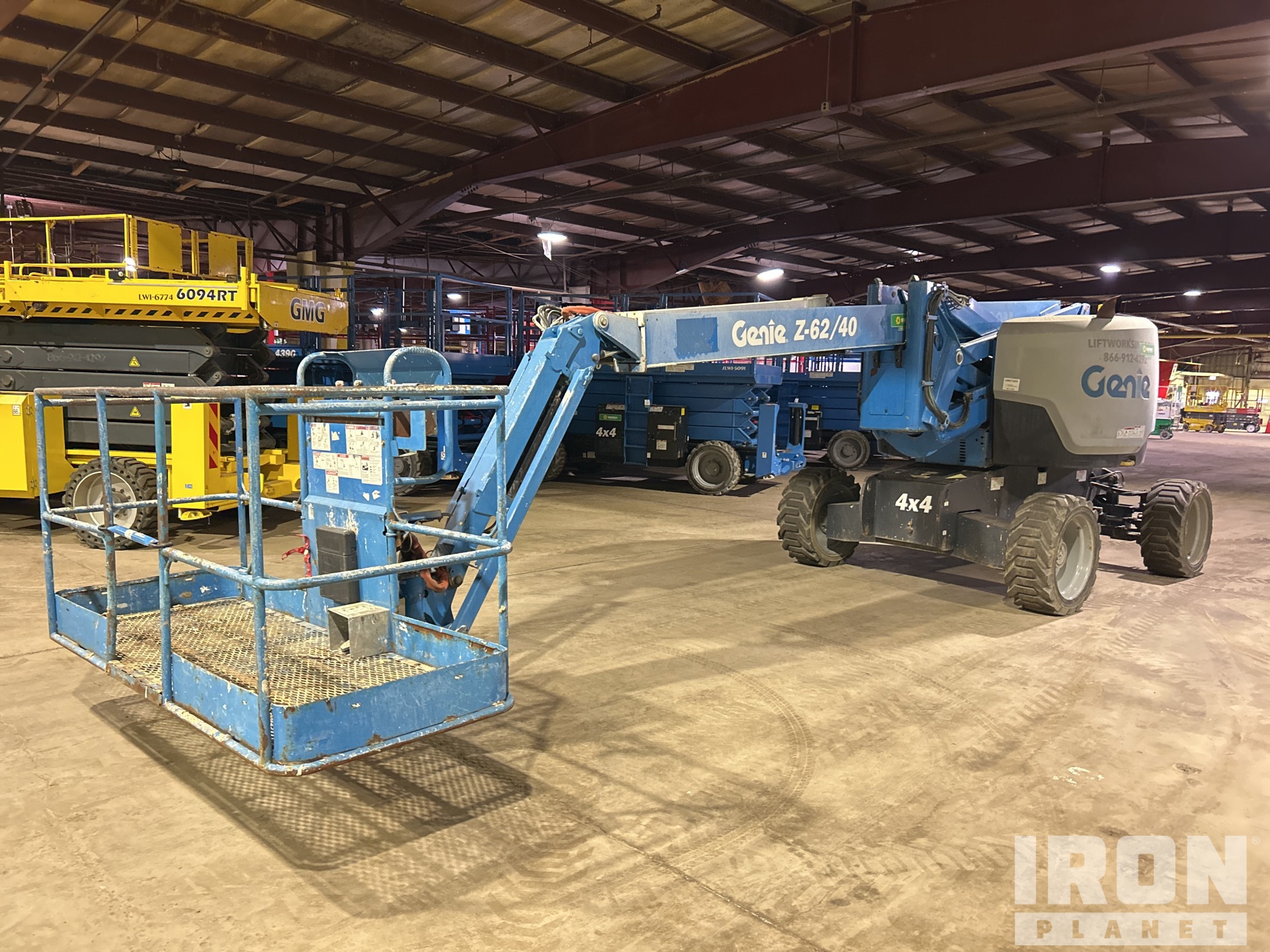 2016 Genie Z-62/40 4WD Diesel Articulating Boom Lift in St