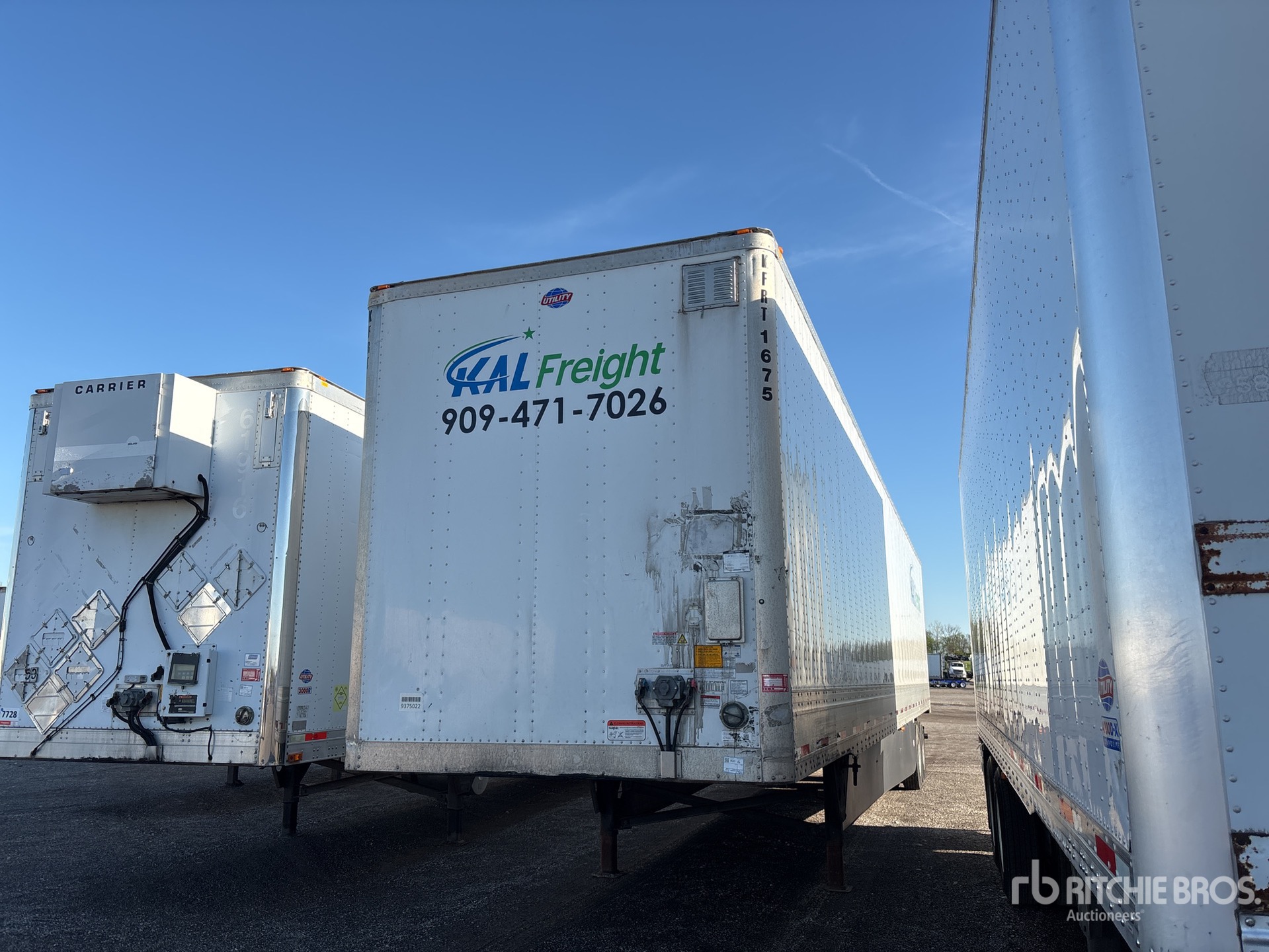 2023 Utility VS2DX 53 ft x 102 in T/A Rimorchio furgonato