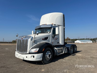 2014 Peterbilt 579 6x4 T/A Day Cab Truck Tractor