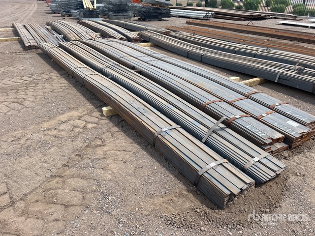 Quantity of (2) Bundles of Flat Bars 3 in x 3/8 in A36/529-50 20 ft ...