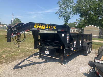 2020 Big Tex 14GX-16BK7SIRPD 16 ft T/A Gooseneck End Dump Trailer
