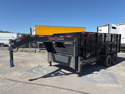 2023 Trailmax DTG28-16'4 16 ft T/A Gooseneck Dump Rimorchio portautensili