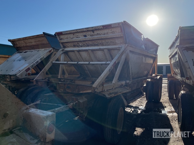 1999 Ranco T/A Turntable Pup Belly Dump Trailer