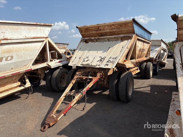2006 Ranco T/A Turntable Pup Belly Dump Trailer