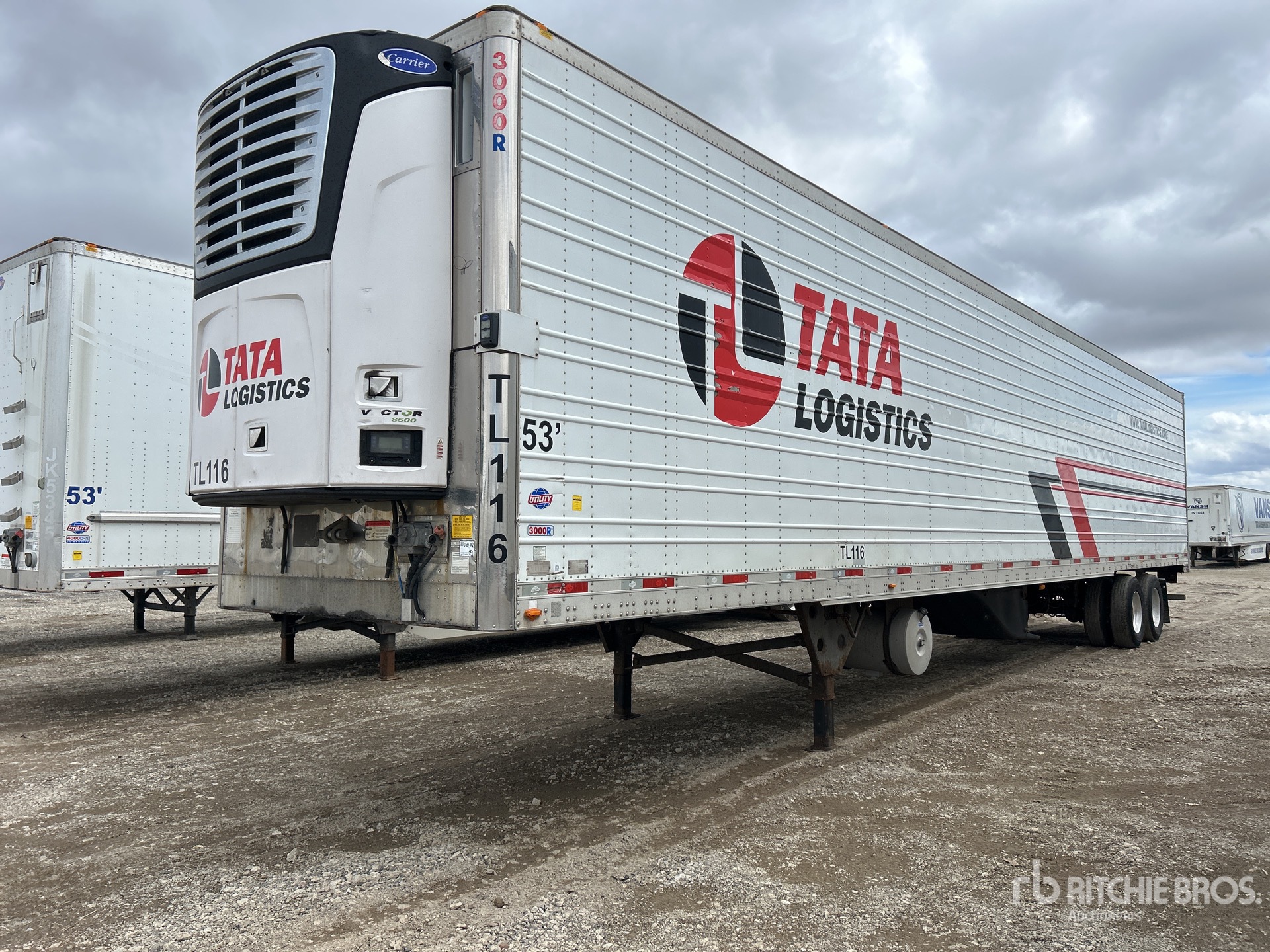 2016 Utility 3000R 53 ft x 102 in T/A Refrigerated Trailer (Inoperable)
