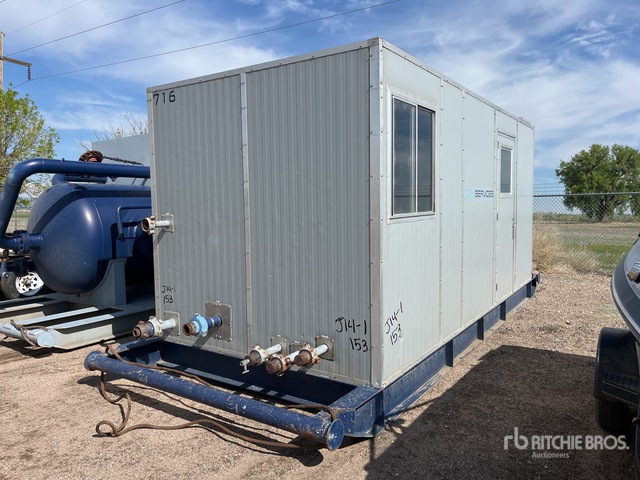 1996 Brooks Welding Service Skid Mounted 42 ft x 10 ft Separatori ...