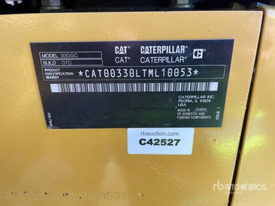 2021 Cat 330GC Tracked Excavator