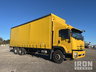 2009 Isuzu FVL 1400 6x2 Curtain Side Truck