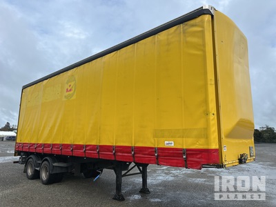 2016 Fruehauf FBC-B2-9.75 9.6 m T/A Curtain Side Trailer