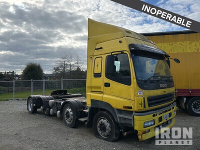 2009 Isuzu Gigamax CYJ 530 8x4 T/A Sleeper Truck Tractor (Inoperable)