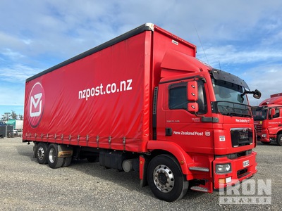 2017 MAN TGM 26.340 6x2 Curtain Side Truck